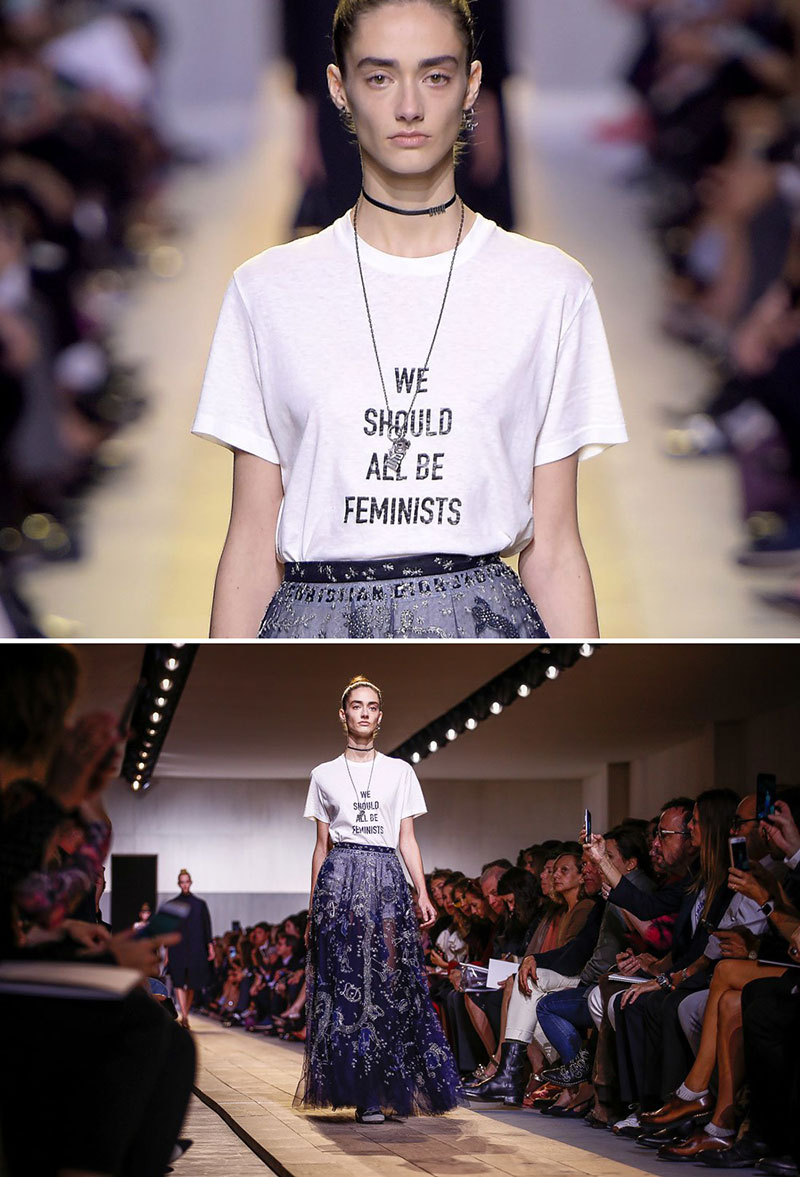 Chiếc áo "Chúng ta đều nên ủng hộ nữ quyền" làm nên tên tuổi Maria Grazia Chiuri của Dior