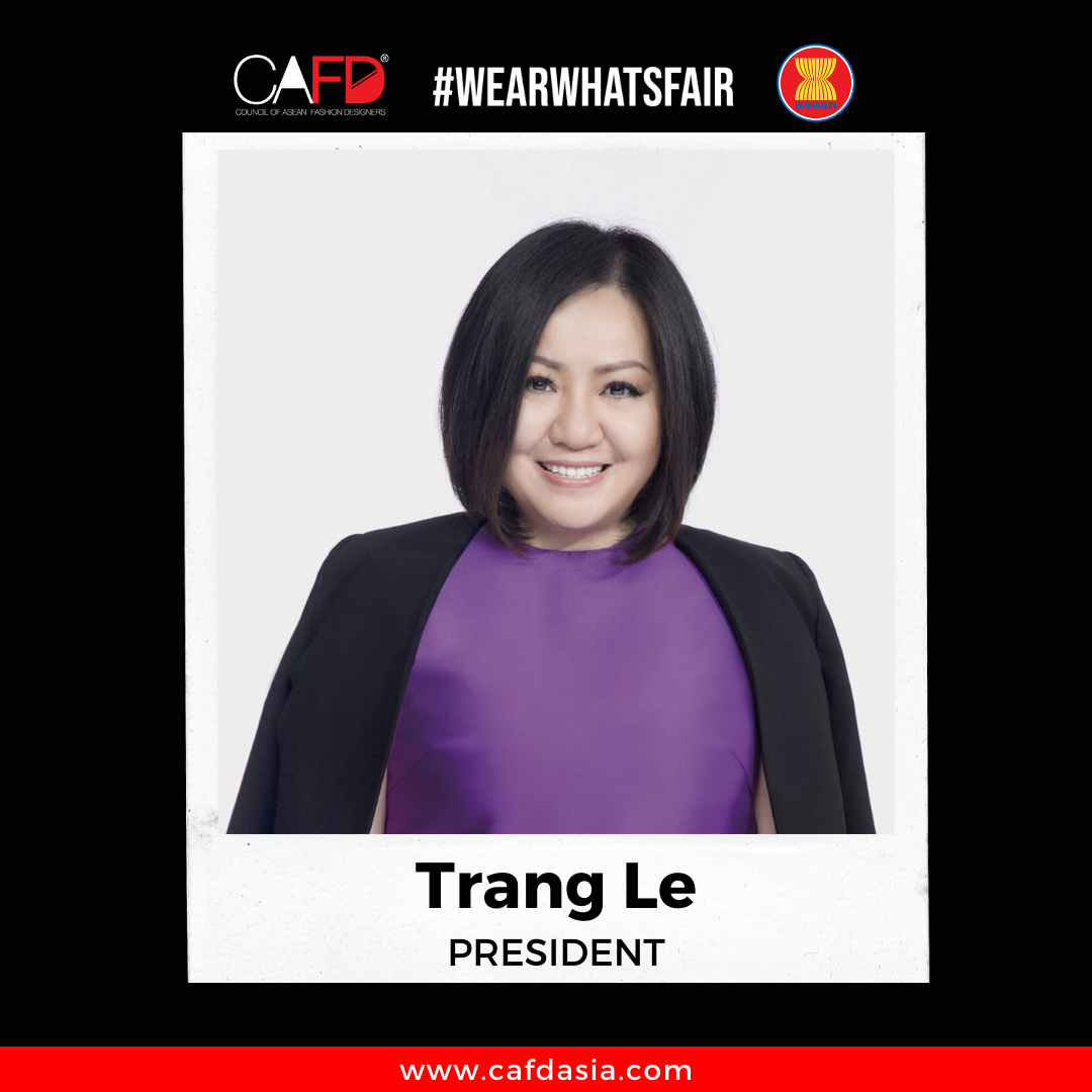 Chị Trang Lê trở thành chủ tịch Hiệp hội các nhà thiết kế thời trang Đông Nam Á