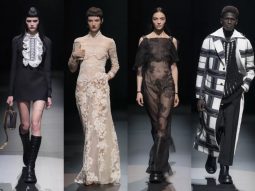 Valentino Thu Đông 2021: Tối giản, hiện đại với gam trắng đen