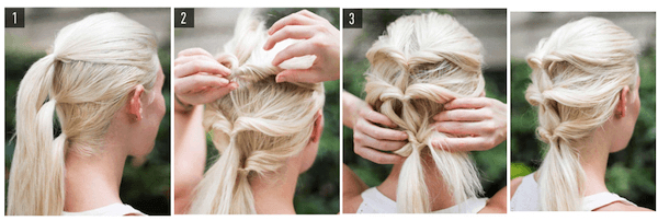Cách làm tóc đơn giản với tóc buộc 3 tầng