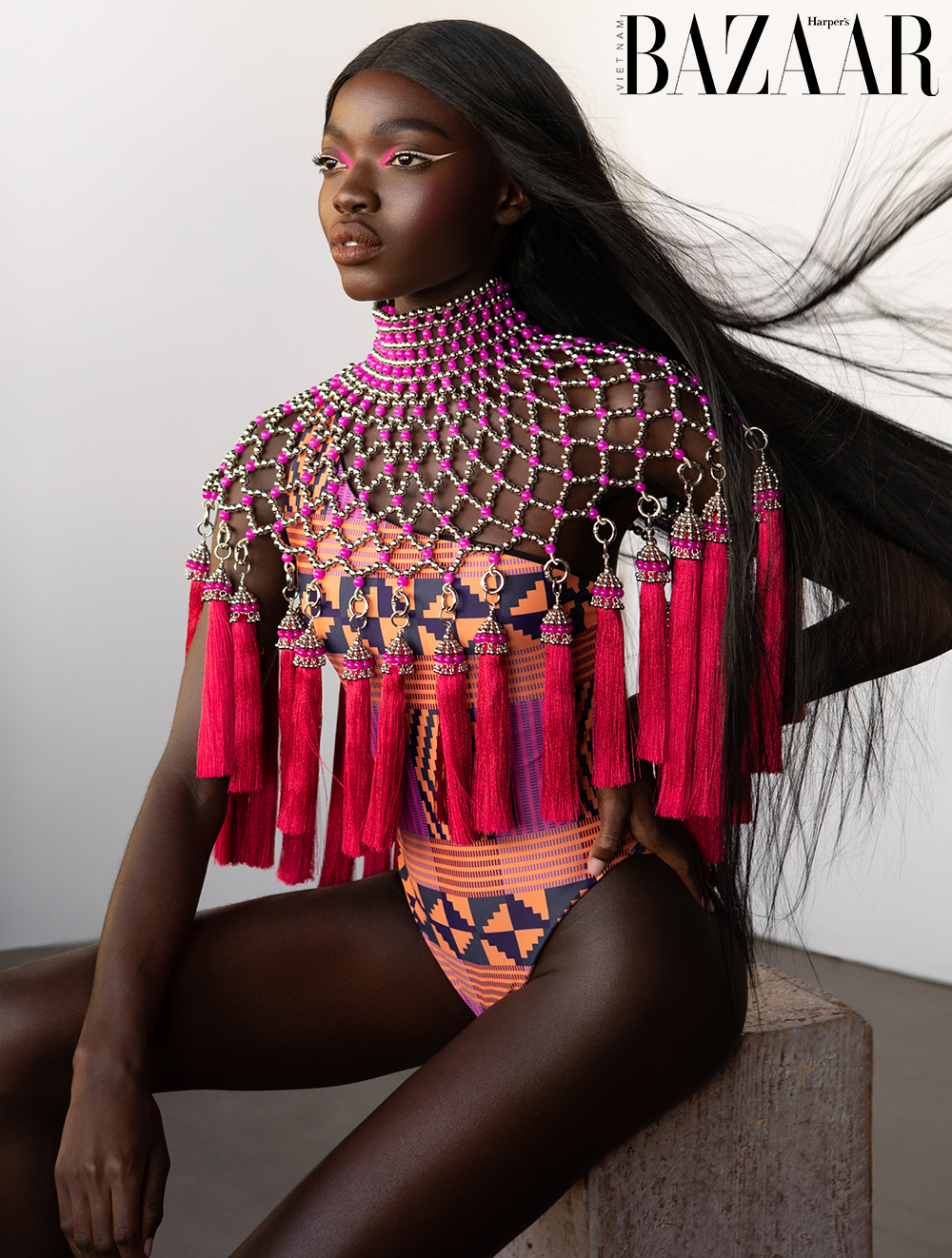 Siêu mẫu SouKenya Diouf đại diện cho vẻ đẹp xứ sở kim cương đen 2