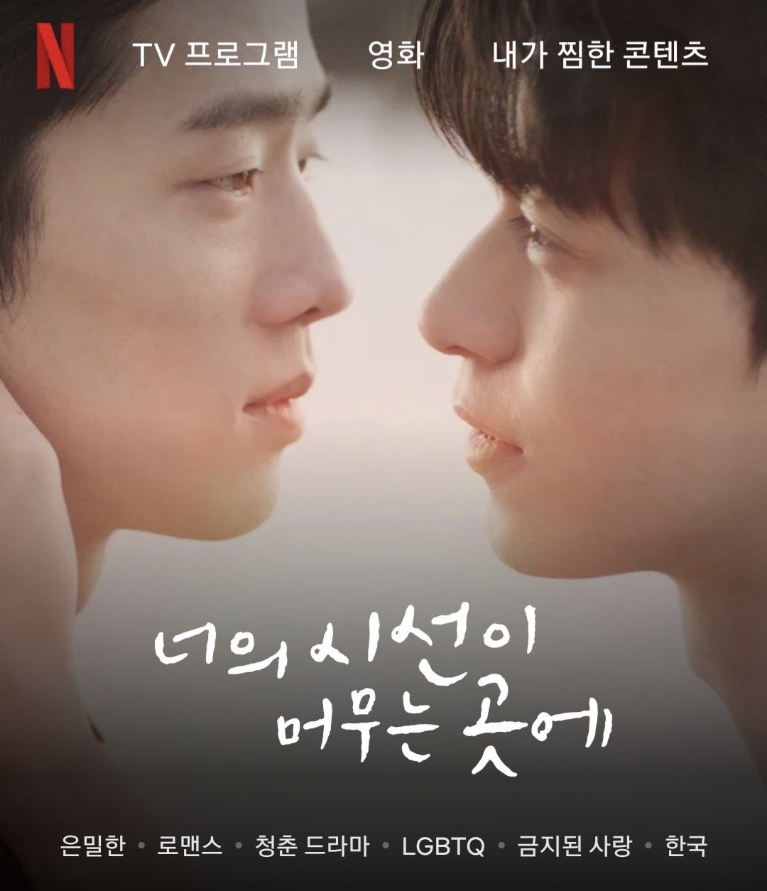 Phim đam mỹ Hàn Quốc: Nơi ánh nhìn anh tạm dừng - Where Your Eyes Linger (2020)