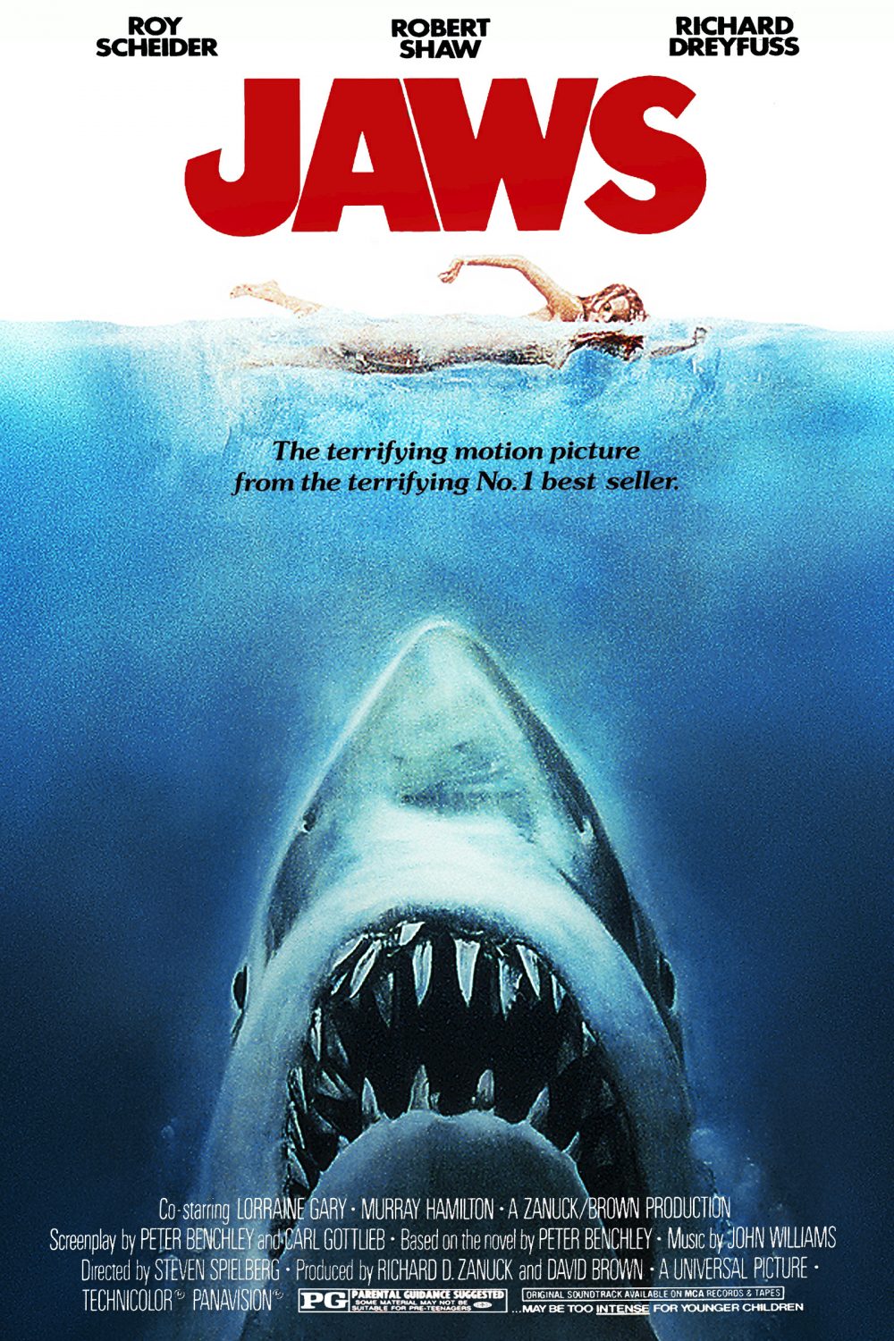 Phim cá mập hay: Hàm cá mập - Jaws (1975)
