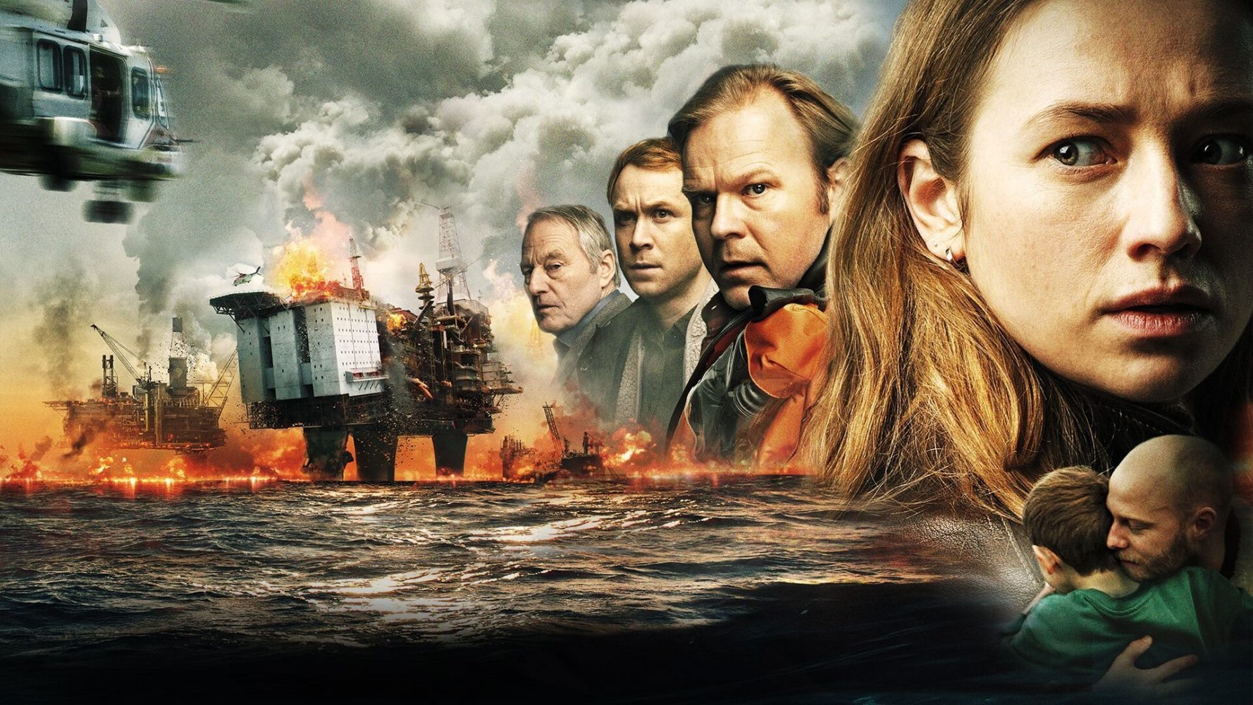 Phim thảm họa thiên nhiên mới nhất: Thảm họa ở biển Bắc - The Burning Sea (2021)
