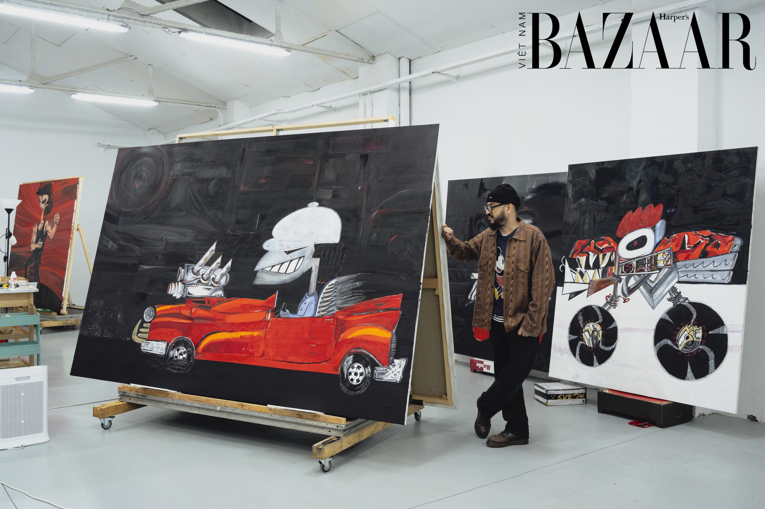Harper's Bazaar_Triển lãm Abdul Vas Rock n Roll Raiders tại Madrid_8