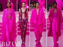 Valentino Thu Đông 2022 khẳng định ai cũng có thể mặc màu hồng