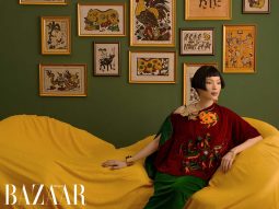 Harper's Bazaar_Hot girl Linh Rin trong bst Đông Hồ của Tiệm Thơ_10