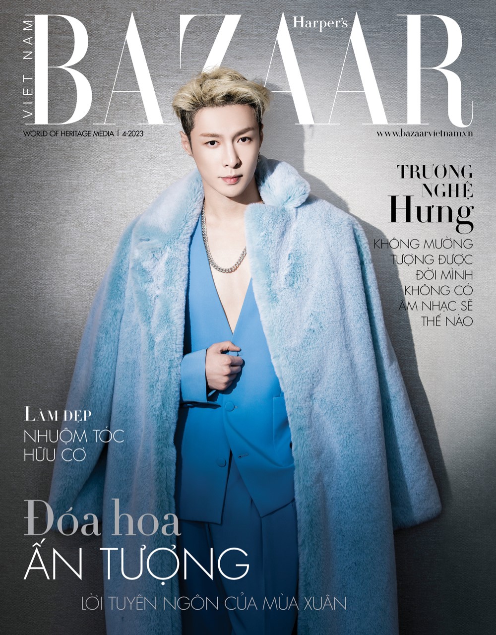 Trương Nghệ Hưng trên trang bìa Harper’s Bazaar Việt Nam 4/23