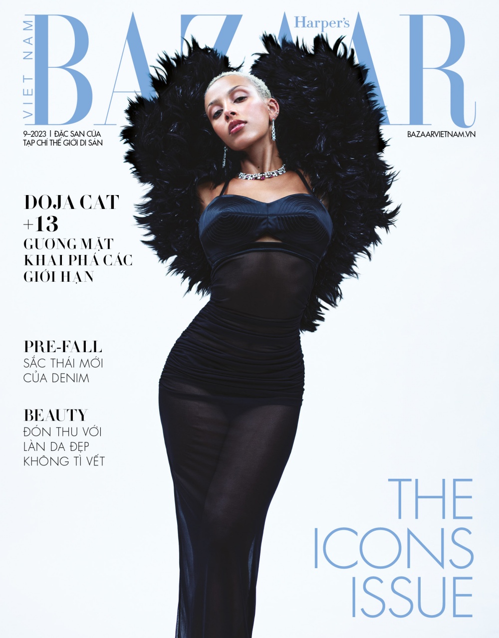 Nữ ca sĩ nhạc rap Doja Cat, gương mặt trang bìa của Bazaar Icons 2023 