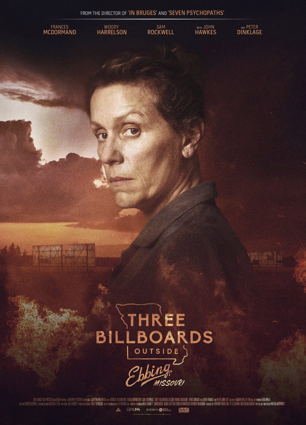 Frances McDormand phim Three Billboards Outside Ebbing, Missouri (2017)