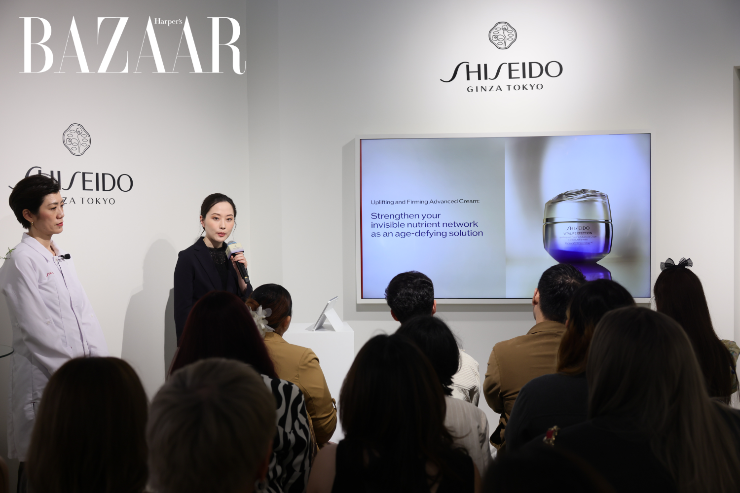Công nghệ kép được cấp bằng sáng chế SafflowerRED™ và ReNeuraRED Technology™ được truyền tải tới người tham dự bởi Giám đốc Khoa học Toàn cầu, Minako Ando và Giám đốc Truyền thông & Tiếp thị Toàn cầu Michiko Nakano