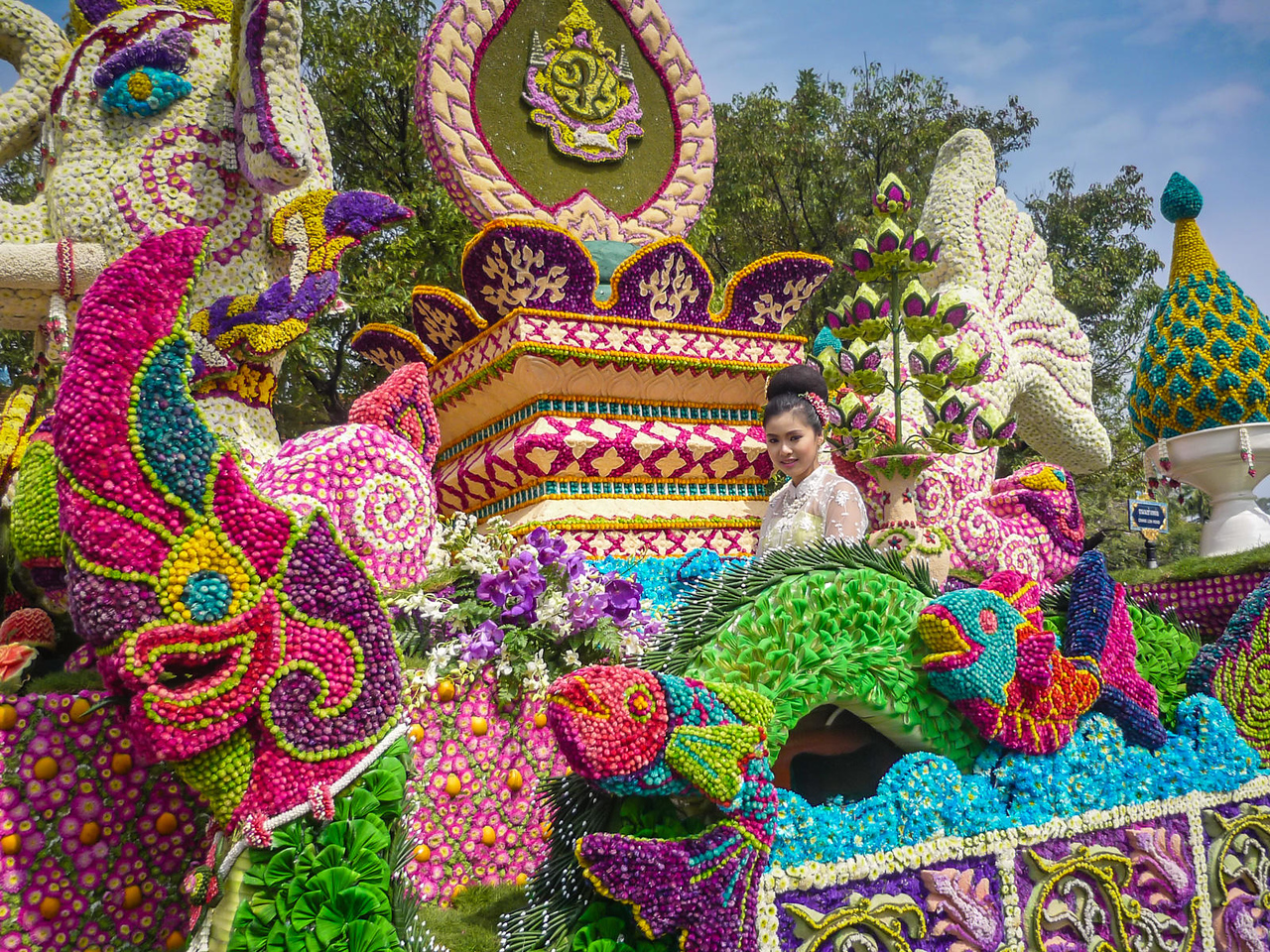 Tháng 2: Lễ hội hoa ở Chiang Mai