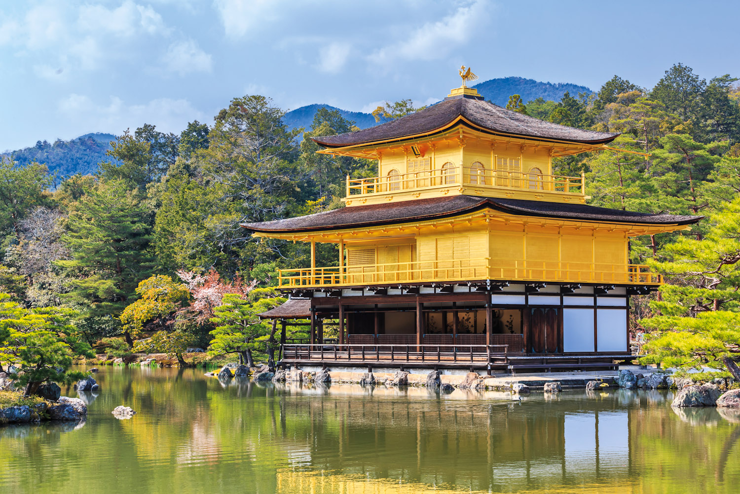 Chùa Vàng Golden Pavilion - Địa điểm du lịch Nhật Bản mùa hè