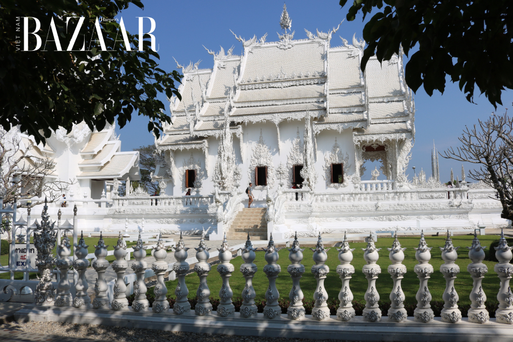 Chùa Trắng Wat Rong Khun ở Chiang Rai